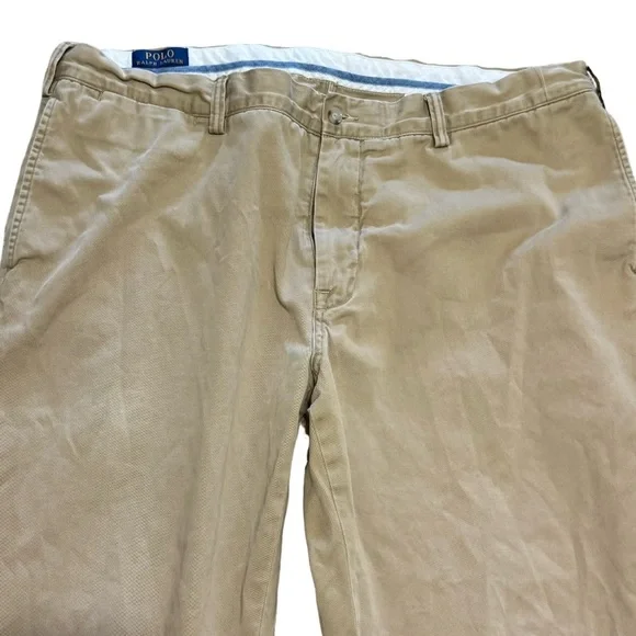 Polo Ralph Lauren Men Bedford Chino Classic Fit Pants flat khaki 40/30 40 waist - Picture 6 of 10